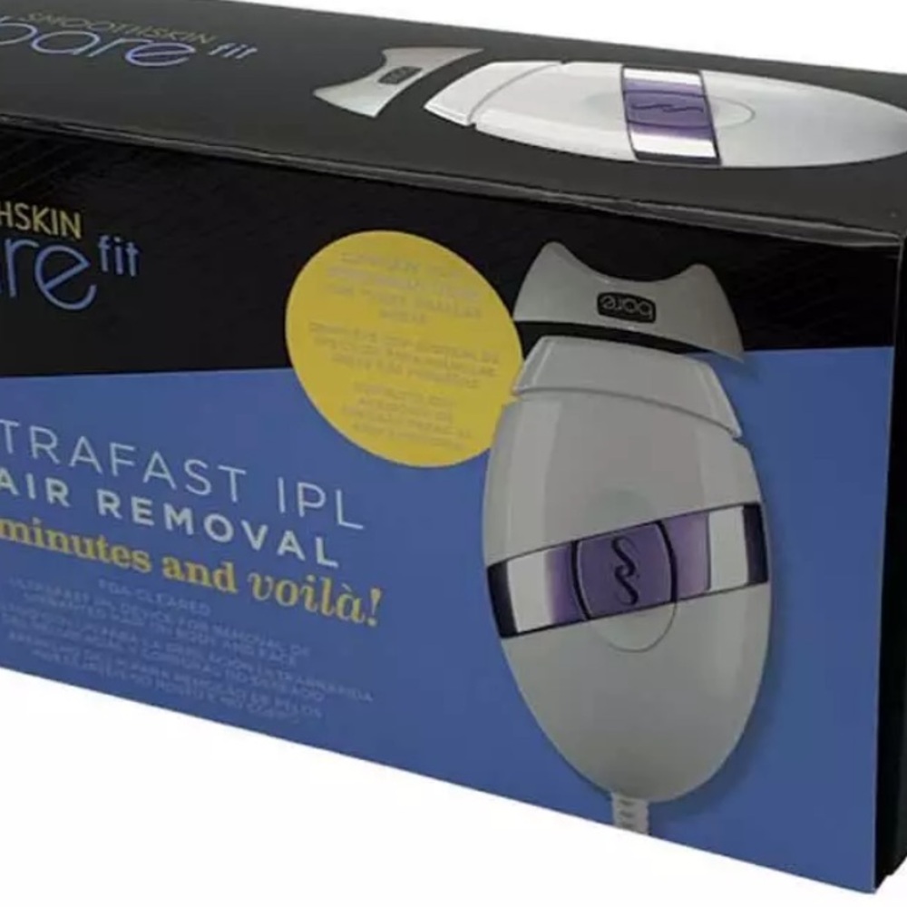 Bare Fit White and Pink IPL Hair Removal Device